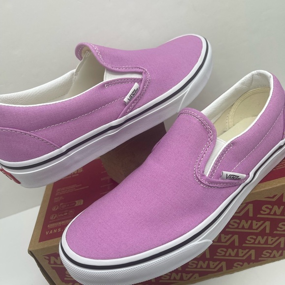 Vans Kids Slip-On Sneakers - Light Purple - Picture 12 of 16